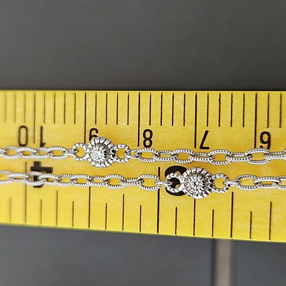 Judith Ripka Sterling Silver Diamonique Neckace And Earring Set - Picture 6 of 16